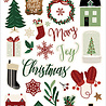 Echo Park A Cozy Christmas Puffy Stickers (ACC189066) (OUTLET)