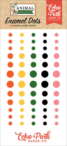 Echo Park Animal Kingdom Enamel Dots (AK259028) (OUTLET)