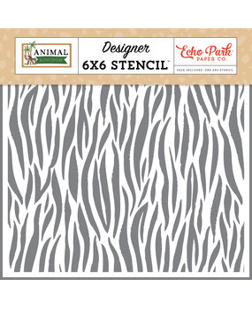 Echo Park Zebra Stencil (AK259034) (OUTLET)