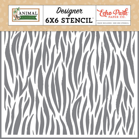 Echo Park Zebra Stencil (AK259034) (OUTLET) Echo Park Zebra Stencil (AK259034) (OUTLET)