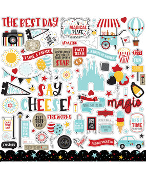 Echo Park A Magical Place 12x12 Inch Element Sticker (AMP239014) (OUTLET)