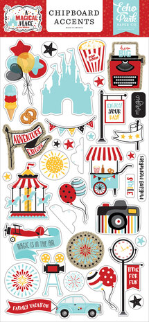 Echo Park A Magical Place Chipboard Accents (AMP239021) (OUTLET)