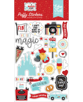 Echo Park A Magical Place Puffy Stickers (AMP239066) (OUTLET)