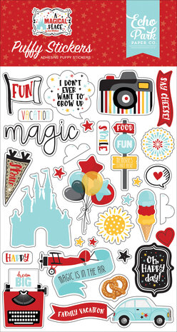 Echo Park A Magical Place Puffy Stickers (AMP239066) (OUTLET)