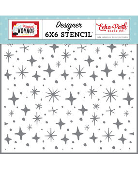 Echo Park Sparkly Memories Stencil (AMV359034) (OUTLET)