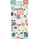 Echo Park Away We Go Chipboard Accents (AWG270021) (OUTLET)