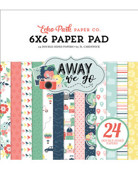 Echo Park Away We Go 6x6 Inch Paper Pad (AWG270023) (OUTLET)