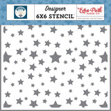 Echo Park Birthday Stars Stencil (BIB263033) (OUTLET)