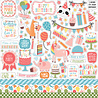 Echo Park Birthday Girl 12x12 Inch Element Sticker (BIG262014) (OUTLET)