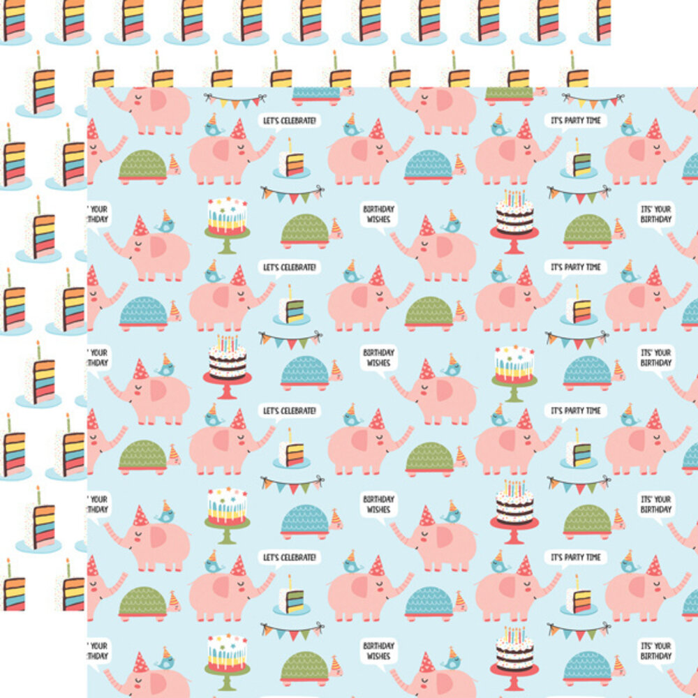 Echo Park Birthday Girl 6x6 Inch Paper Pad (BIG262023) (OUTLET)