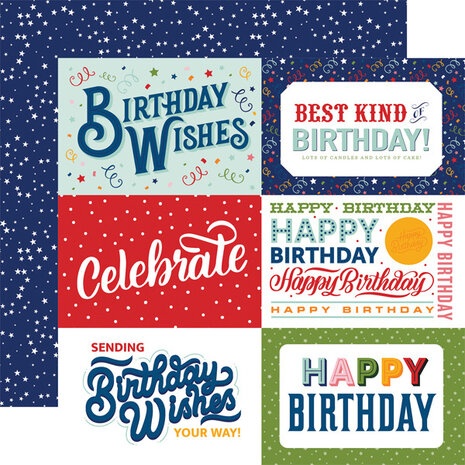 Echo Park Birthday Salutations 12x12 Inch Collection Kit (BIS264016) (OUTLET)