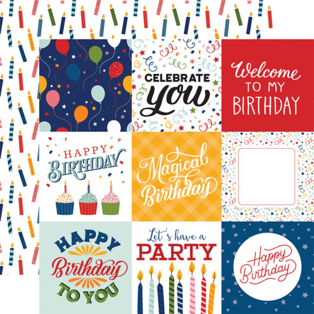Echo Park Birthday Salutations 12x12 Inch Collection Kit (BIS264016) (OUTLET)