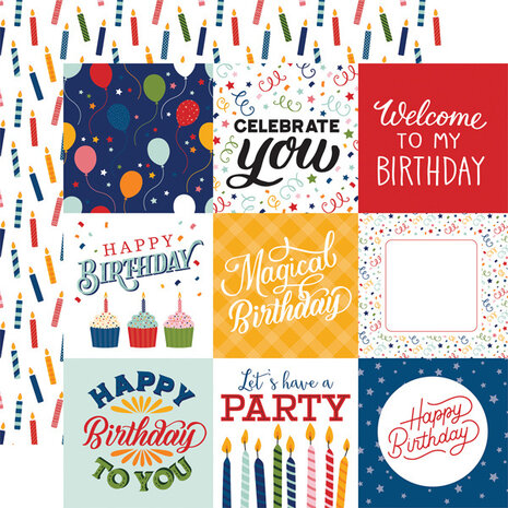 Echo Park Birthday Salutations 12x12 Inch Collection Kit (BIS264016) (OUTLET)