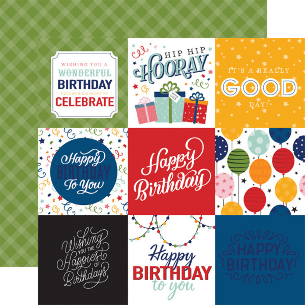 Echo Park Birthday Salutations 12x12 Inch Collection Kit (BIS264016) (OUTLET)