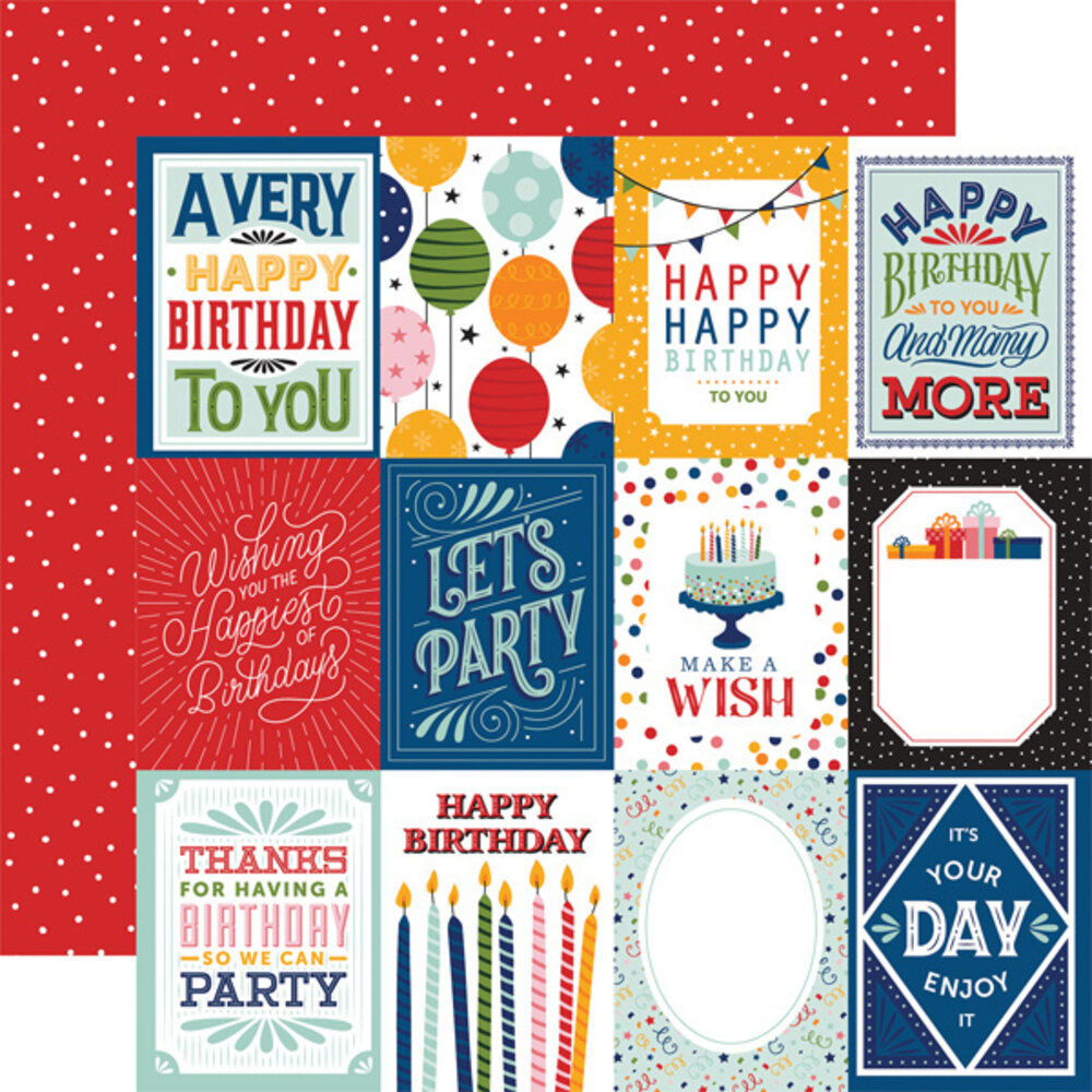 Echo Park Birthday Salutations 12x12 Inch Collection Kit (BIS264016) (OUTLET)