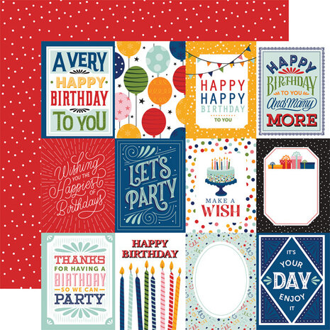 Echo Park Birthday Salutations 12x12 Inch Collection Kit (BIS264016) (OUTLET)