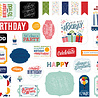 Echo Park Birthday Salutations Ephemera (BIS264024) (OUTLET)