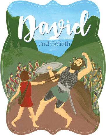 Echo Park Bible Stories: David And Goliath Element Sticker (BSG315014) (OUTLET)