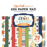 Echo Park A Birthday Wish Boy 6x6 Inch Paper Pad (BWB297023) (OUTLET)