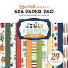 Echo Park A Birthday Wish Boy 6x6 Inch Paper Pad (BWB297023) (OUTLET)