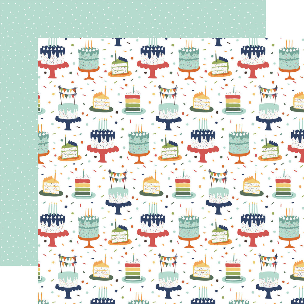 Echo Park A Birthday Wish Boy 6x6 Inch Paper Pad (BWB297023) (OUTLET)