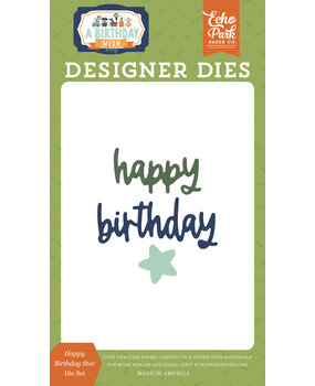 Echo Park Happy Birthday Star Designer Dies (BWB297044) (OUTLET)