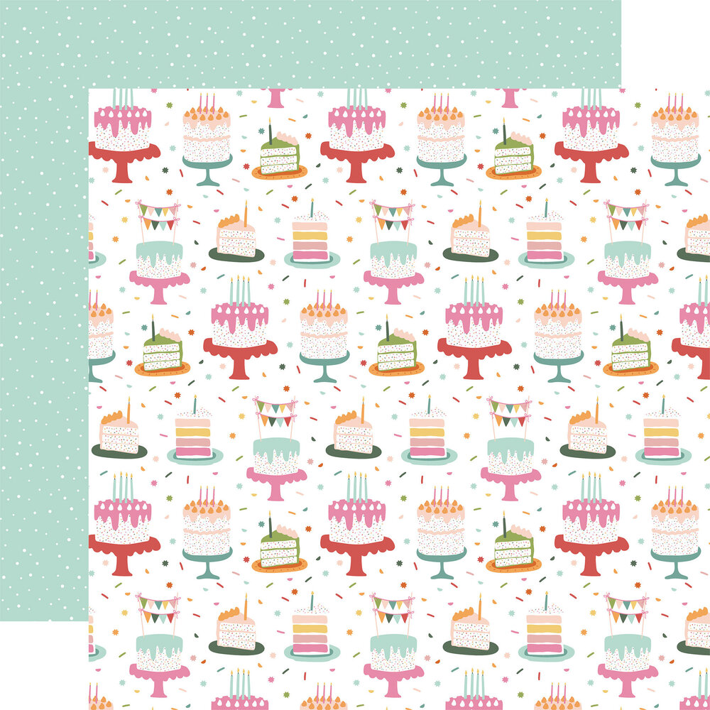 Echo Park A Birthday Wish Girl 6x6 Inch Paper Pad (BWG296023) (OUTLET)