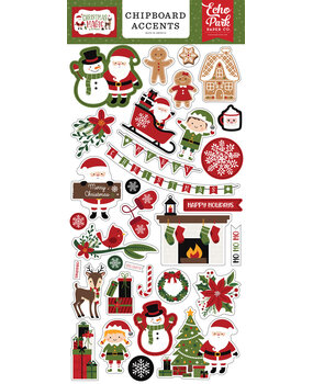 Echo Park Christmas Magic 6x13 Inch Chipboard Accents (CM254021) (OUTLET)