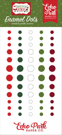Echo Park Christmas Magic Enamel Dots (CM254028) (OUTLET)