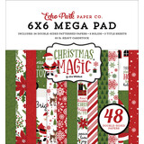 Echo Park Christmas Magic Cardmakers 6x6 Inch Mega Pad (CM254031) (OUTLET)