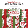 Echo Park Christmas Magic Cardmakers 6x6 Inch Mega Pad (CM254031) (OUTLET)