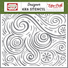 Echo Park Seasonal Swirl Stencil (CM254033) (OUTLET)