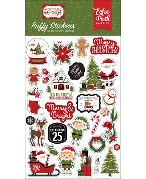 Echo Park Christmas Magic Puffy Stickers (CM254066) (OUTLET)