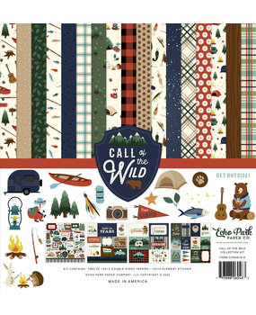 Echo Park Call Of The Wild 12x12 Inch Collection Kit (COW281016) (OUTLET)