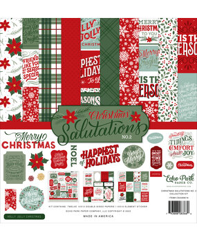 Echo Park Christmas Salutations No. 2 12x12 Inch Collection Kit (CSA289016) (OUTLET)