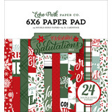 Echo Park Christmas Salutations No. 2 6x6 Inch Paper Pad (CSA289023) (OUTLET)