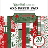 Echo Park Christmas Salutations No. 2 6x6 Inch Paper Pad (CSA289023) (OUTLET)