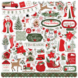 Echo Park Christmas Time Element Sticker (CT330014) (OUTLET)