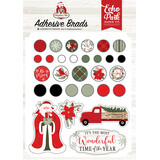 Echo Park Christmas Time Adhesive Brads (CT330020) (OUTLET)