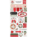 Echo Park Christmas Time Chipboard Phrases (CT330022) (OUTLET)