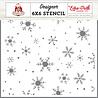 Echo Park Snowy Night Snowflakes Stencil (CT330034) (OUTLET)