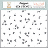 Echo Park Little Miss Floral Stencil (DBG305033) (OUTLET)