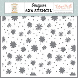 Echo Park Enchanted Flowers Stencil (DBG305035) (OUTLET)