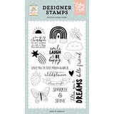 Echo Park She Is A Wildflower Designer Stamps (DBG305044) (OUTLET)