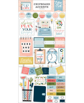 Echo Park Day In The Life Chipboard Accents (DL260021) (OUTLET)