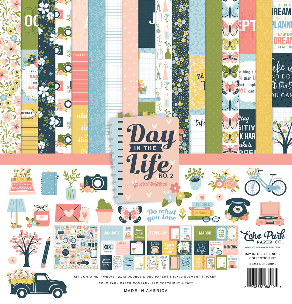 Echo Park Day In The Life No. 2 12x12 Inch Collection Kit (DLN292016) (OUTLET)