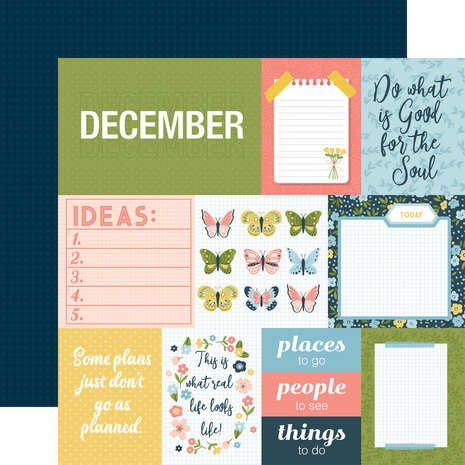 Echo Park Day In The Life No. 2 6x6 Inch Paper Pad (DLN292023) (OUTLET)