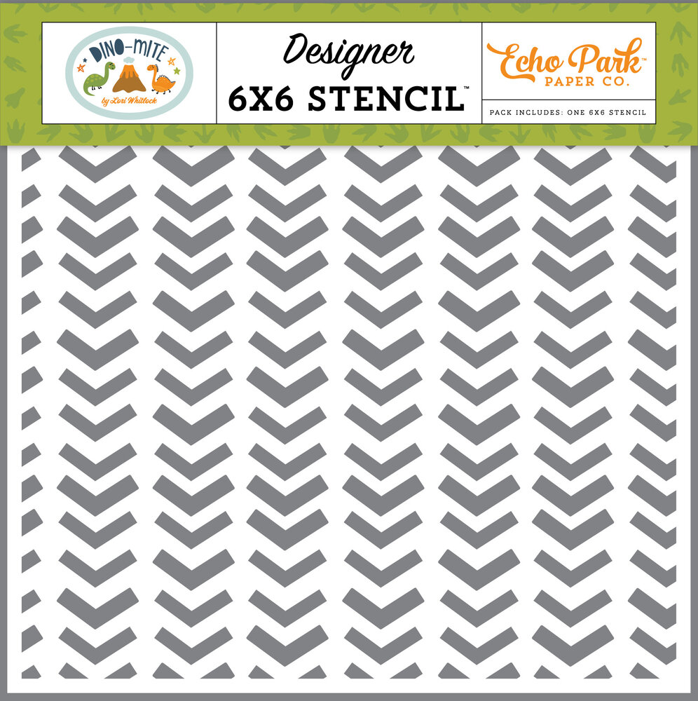 Echo Park T-Riffic Arrows Stencil (DM321035) (OUTLET)