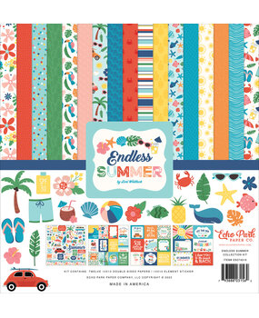 Echo Park Endless Summer 12x12 Inch Collection Kit (ES274016) (OUTLET)