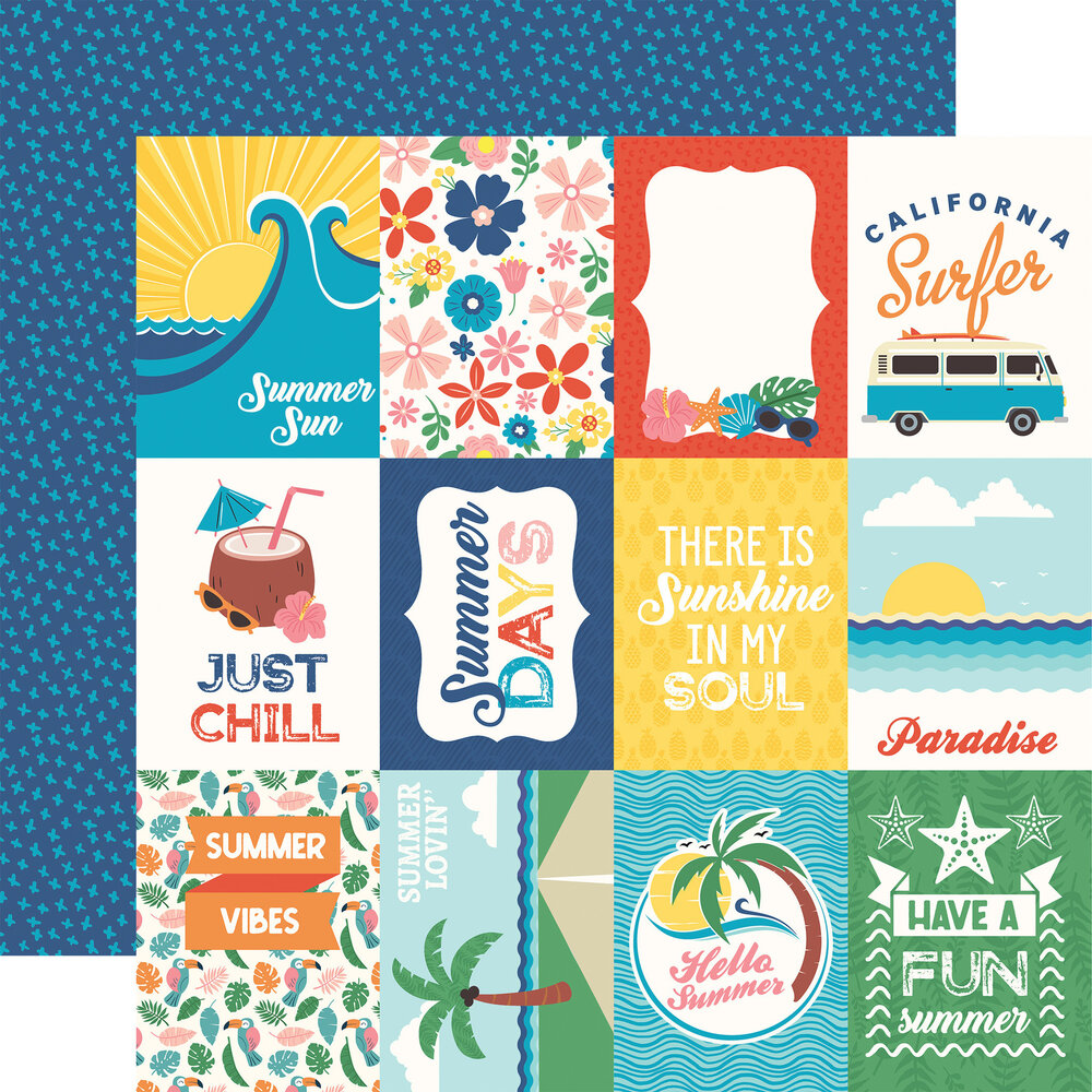 Echo Park Endless Summer 12x12 Inch Collection Kit (ES274016) (OUTLET)